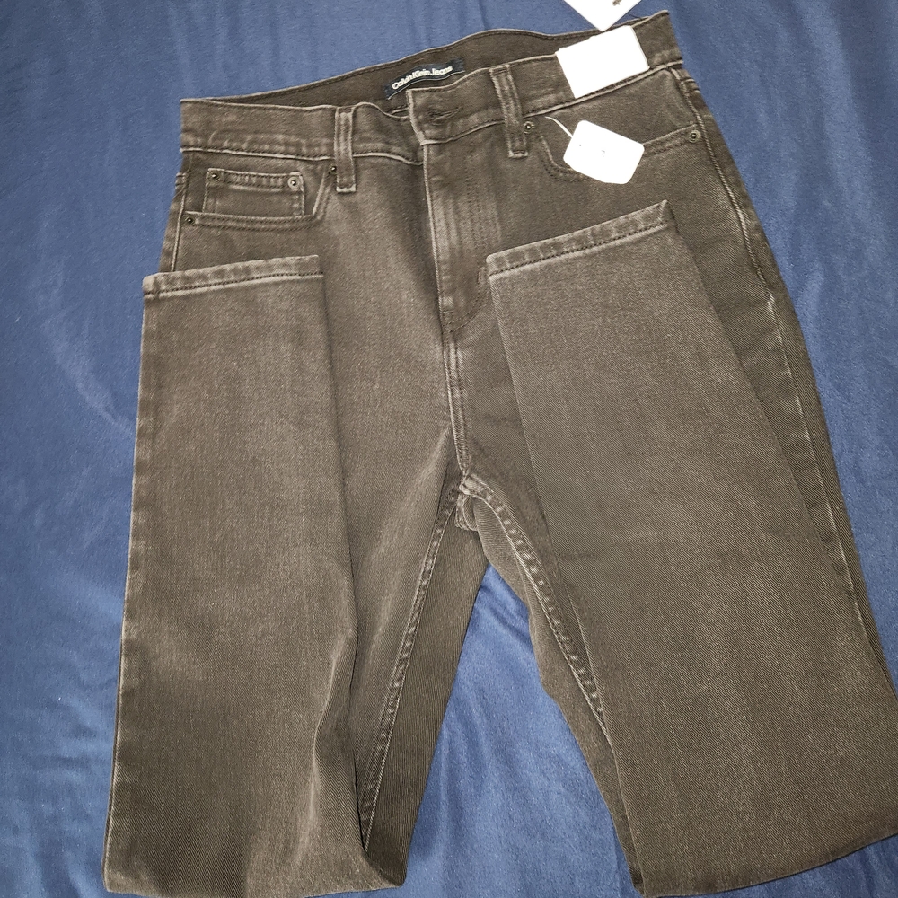 Calvin Klein Black Straight Leg Jeans